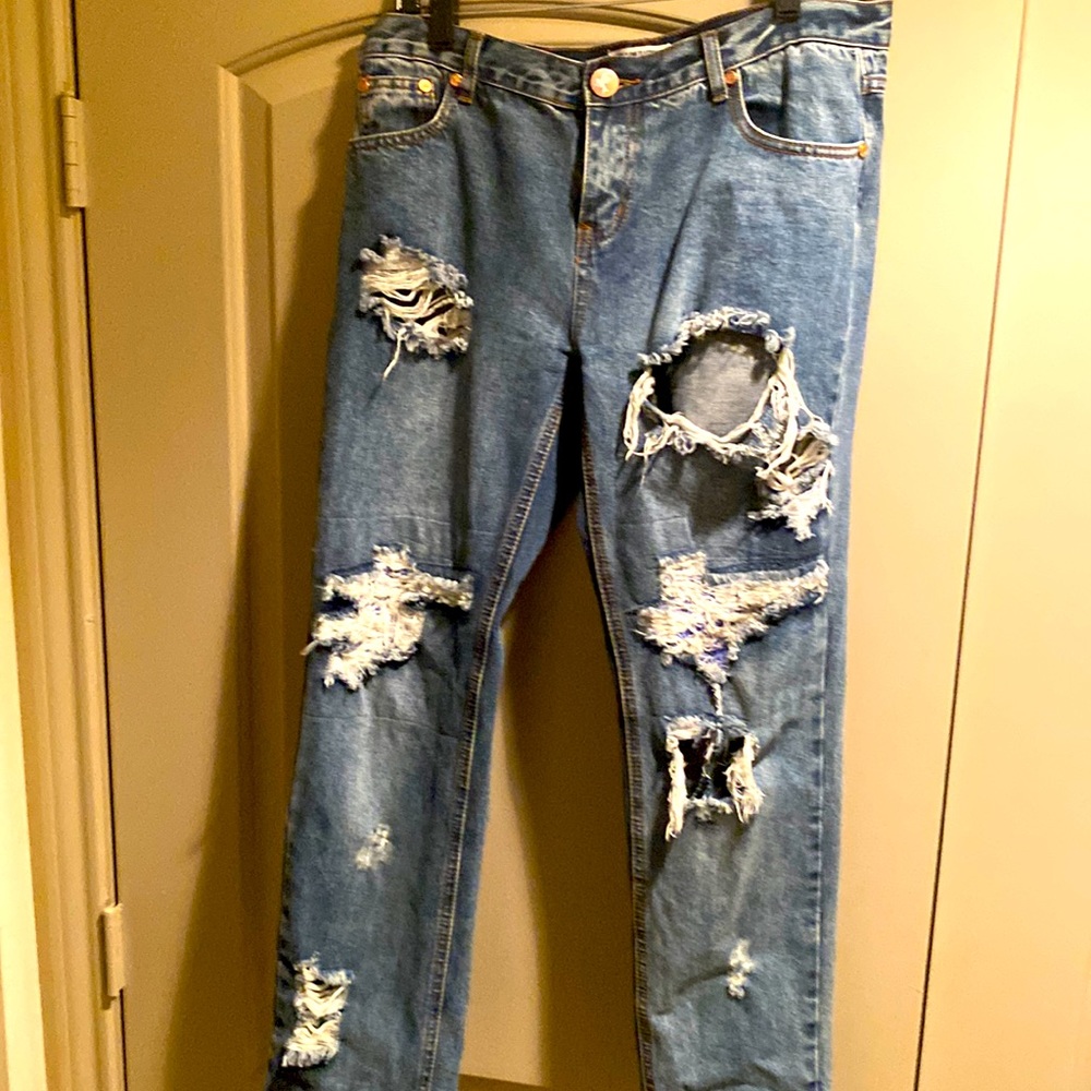 One Teaspoon Awesome Baggies in Cobain size 30